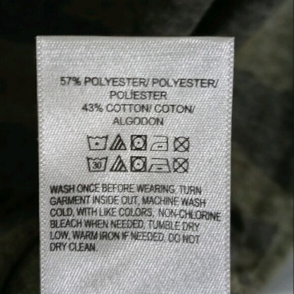 Lucky Brand Camo T Shirt Dress -E - Picture 7 of 7